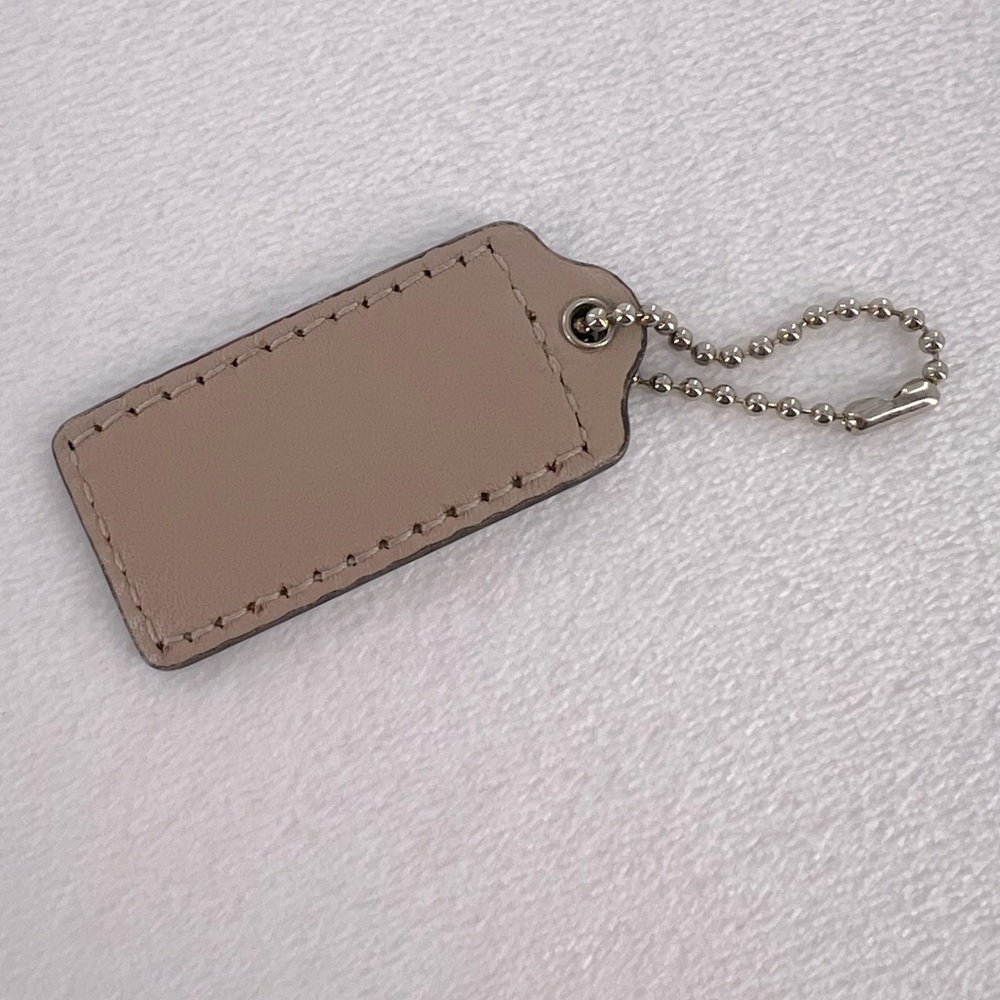 Coach Tan Bag Tag - Picture 3 of 8